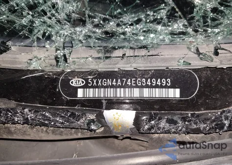 2014 Kia Optima Ex z USA, uszkodzony, nr VIN 5XXGN4A74EG349493